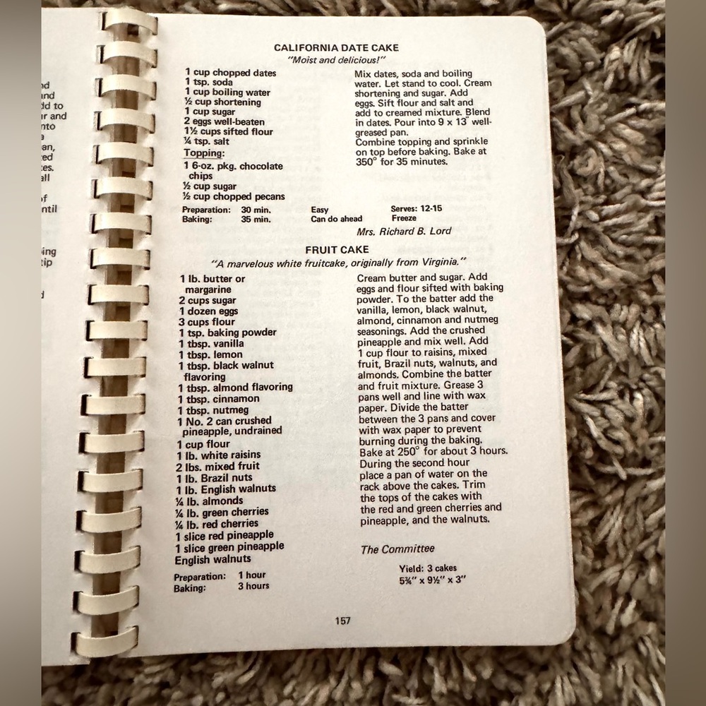 Vintage Three Rivers Cookbook Spiral Sewickly 1973 Pittsburgh - Picture 5 of 6